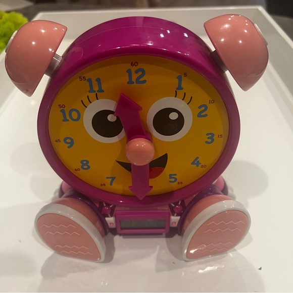 Telly Jr. Teaching Time Clock pink - Picture 3 of 5